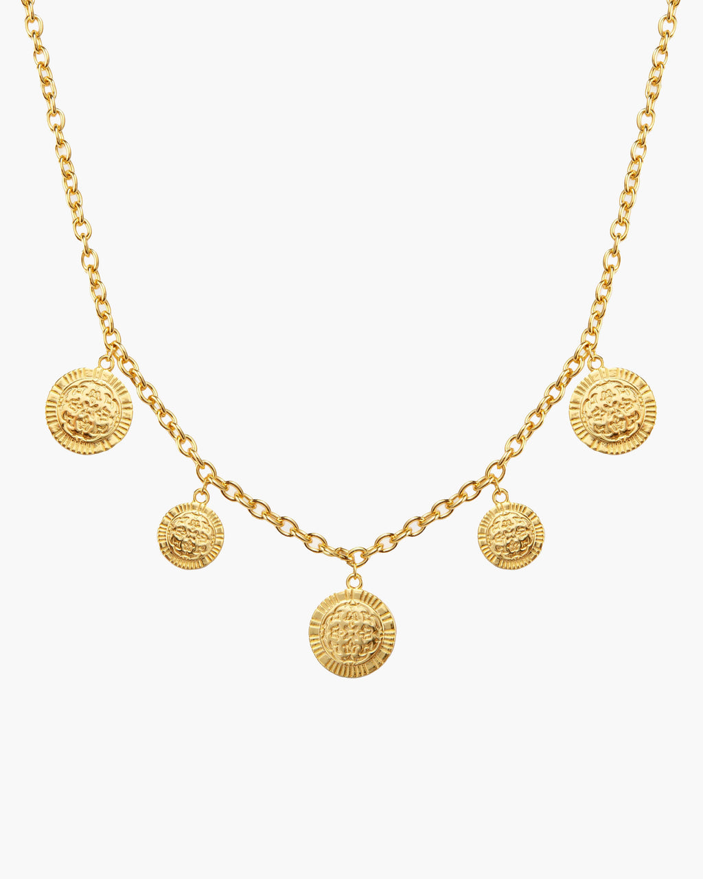 Golden Hojas Necklace