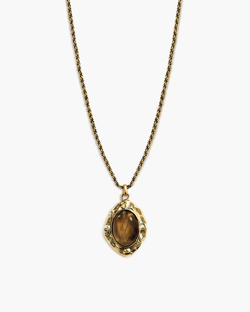 Gold Tiger's Eye Savannah Long Necklace