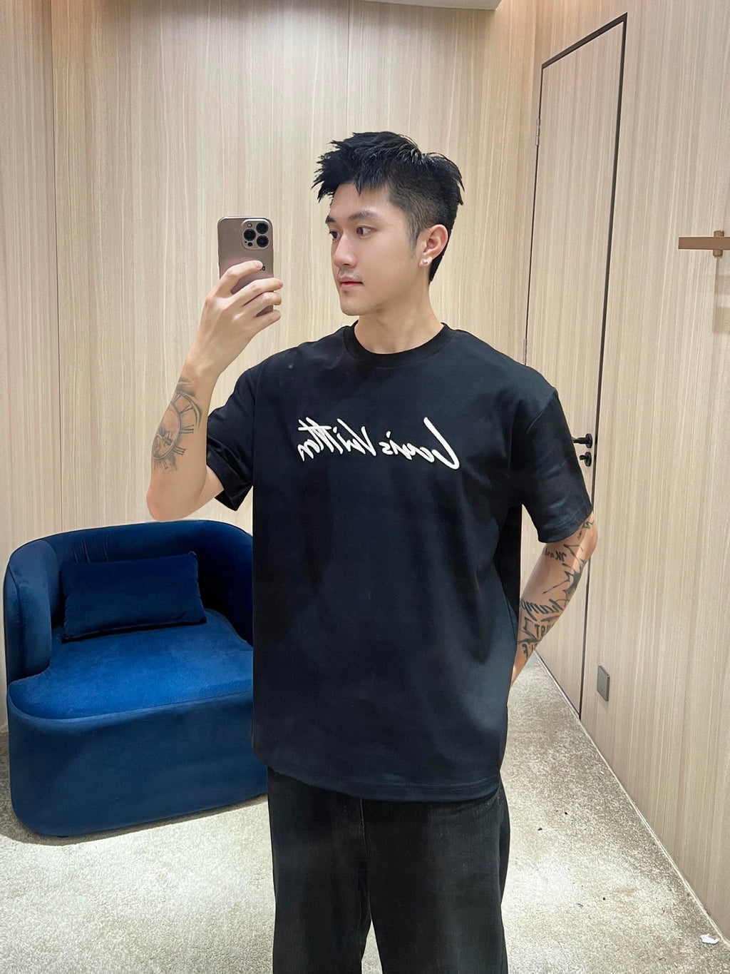2026 New LY Signature Embroidered Short-Sleeved Shirt (AA522-A15)