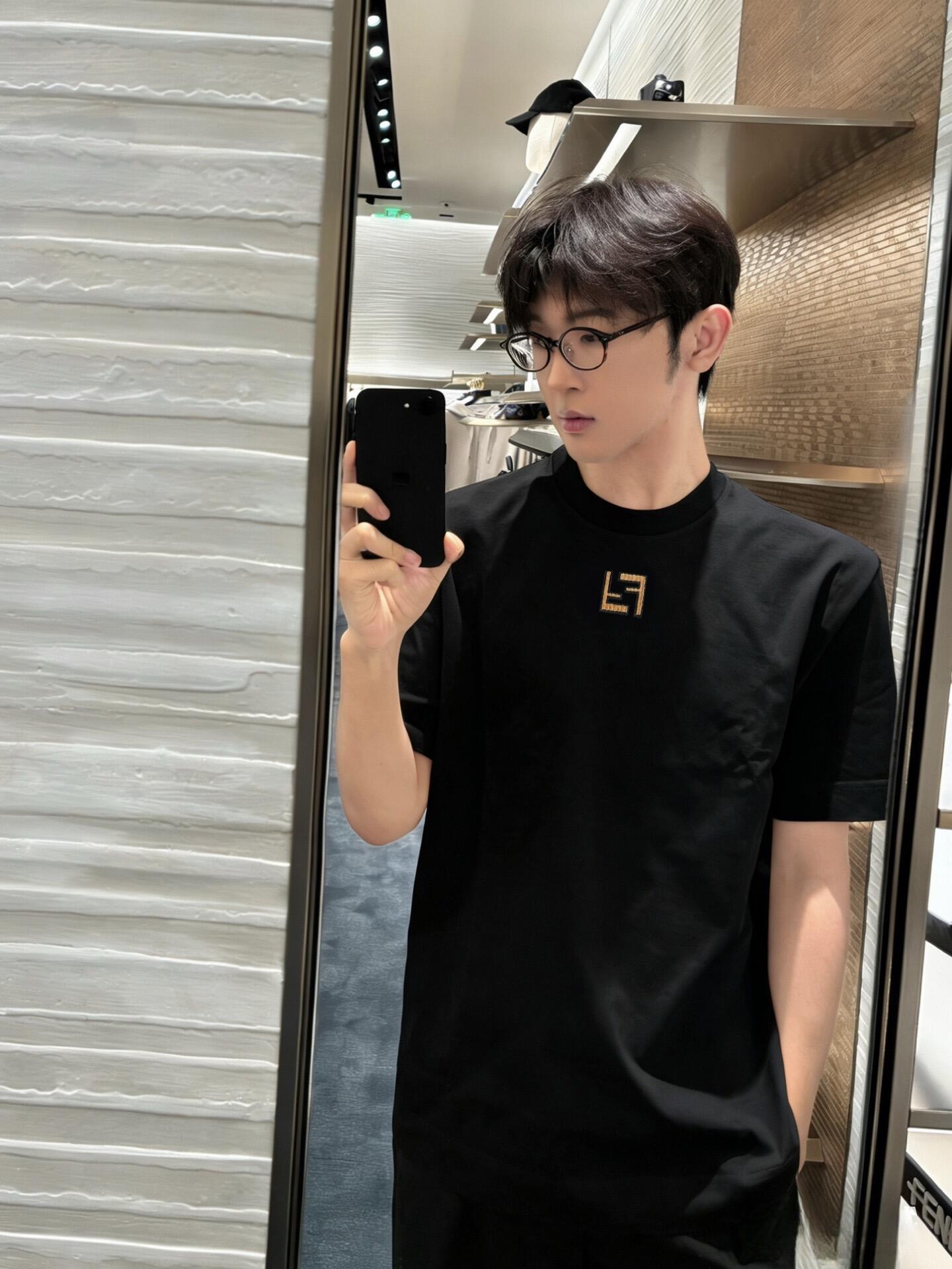 2026 New FF Logo Short-Sleeve Shirt (AA548-A10)