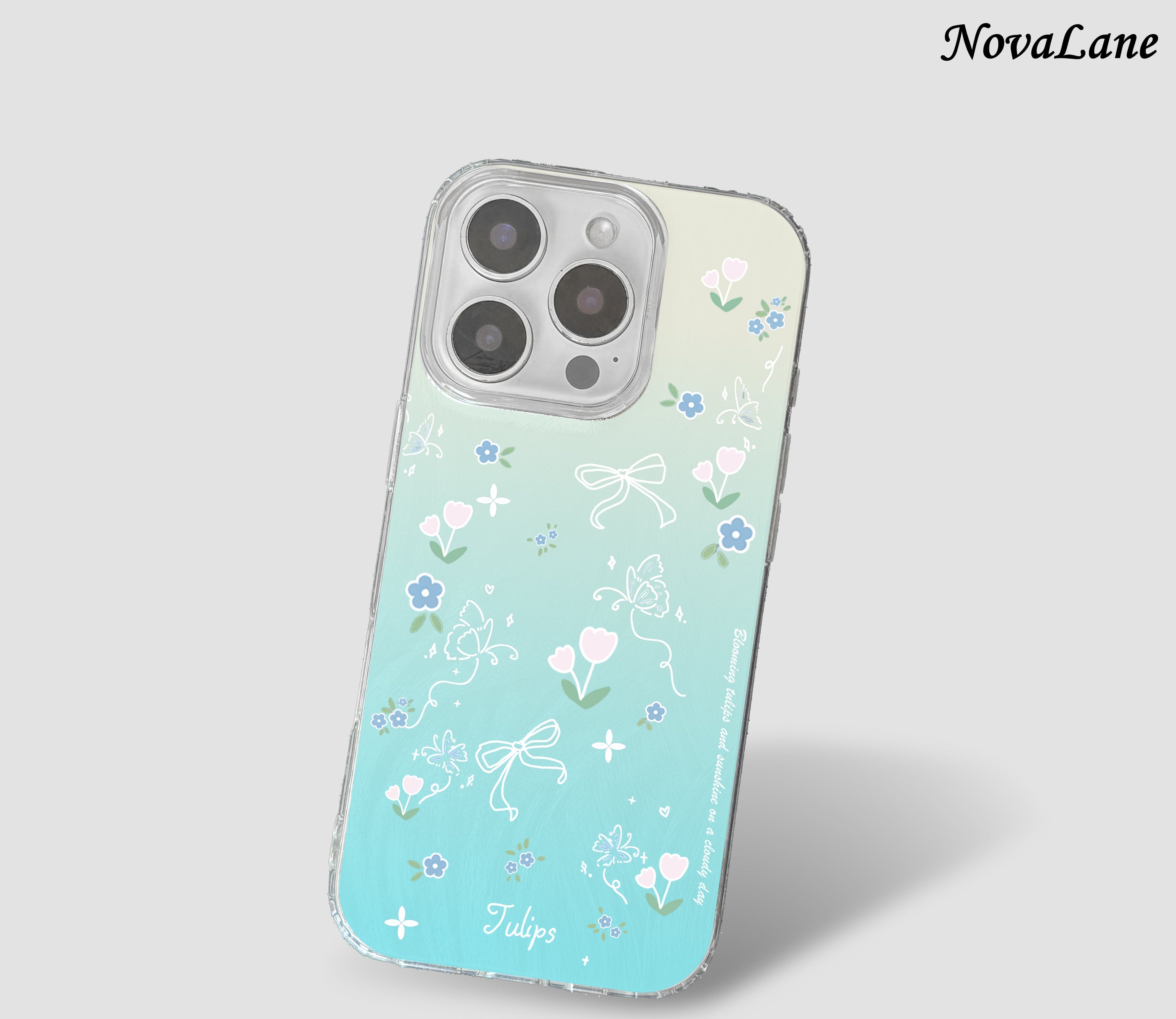 Ocean Tulips ShineFlow Phone Case