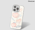 Peach Fruit Shining Phone Case Cover