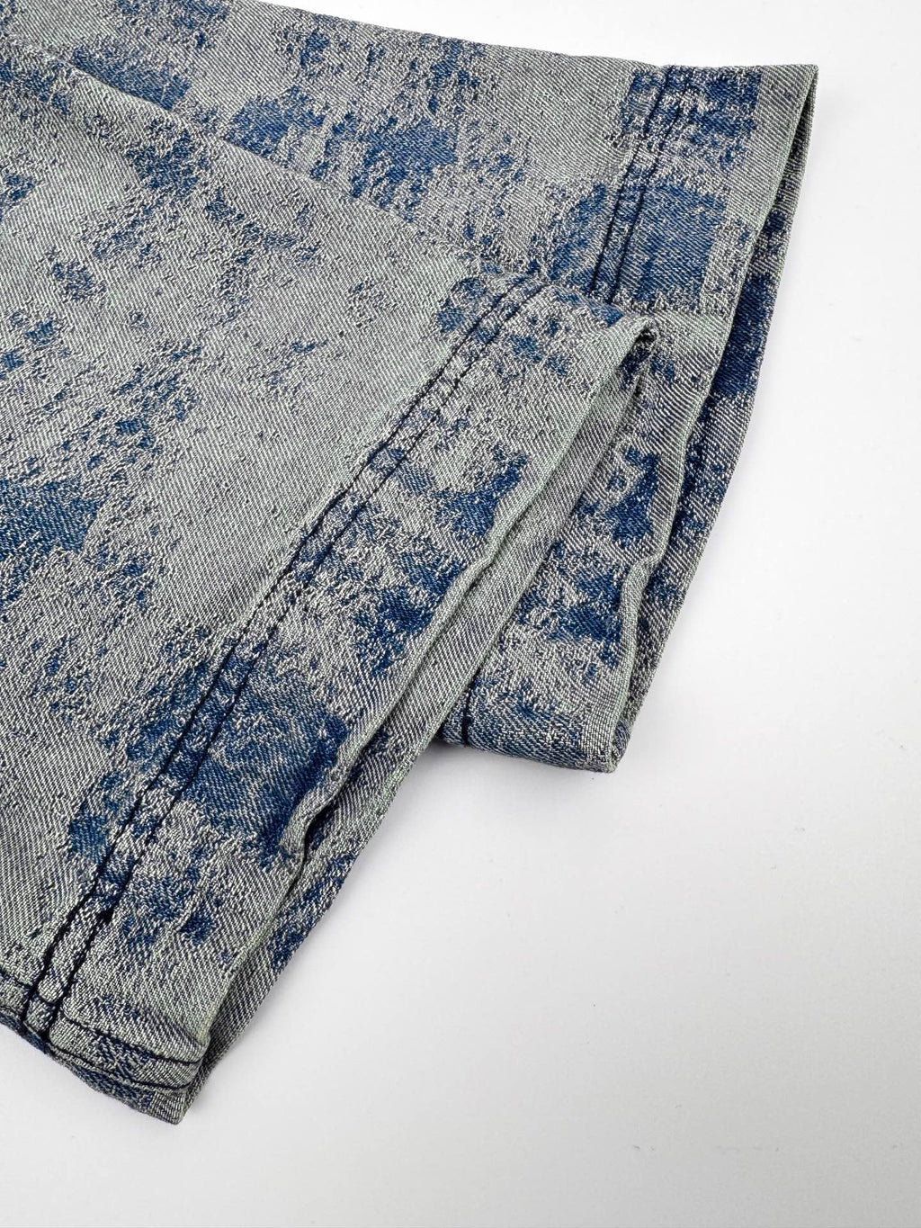 2026 New LY Logo Denim Short-Sleeve Shirt (BB773-B40)